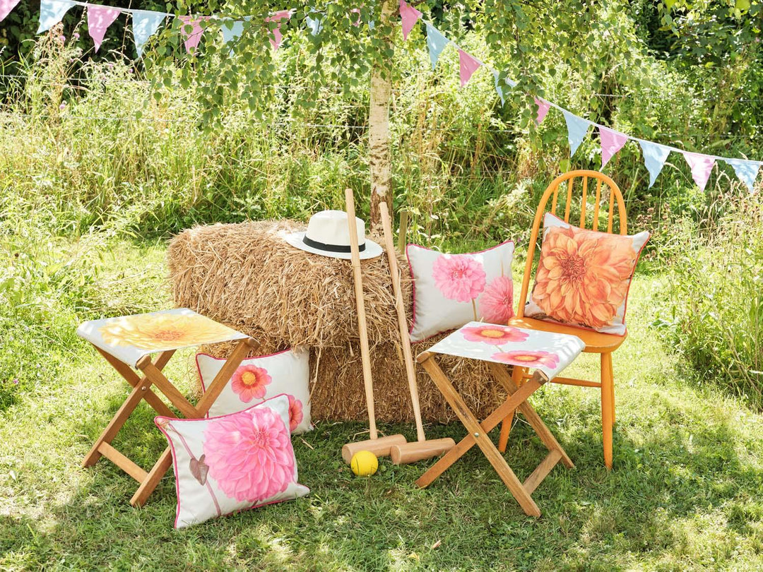 Dahlia Little Jenny - Alfred Wise Cushion - Handmade Cushions UK - WeLoveCushions