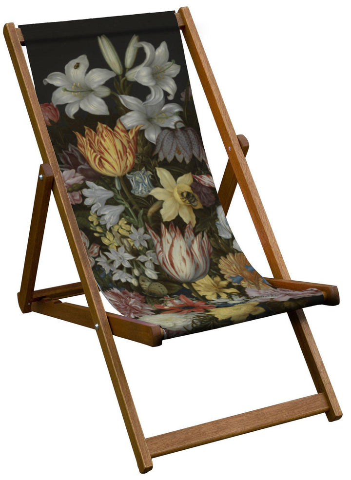 A Still Life of Flowers - Bosschaert - National Gallery Deckchair