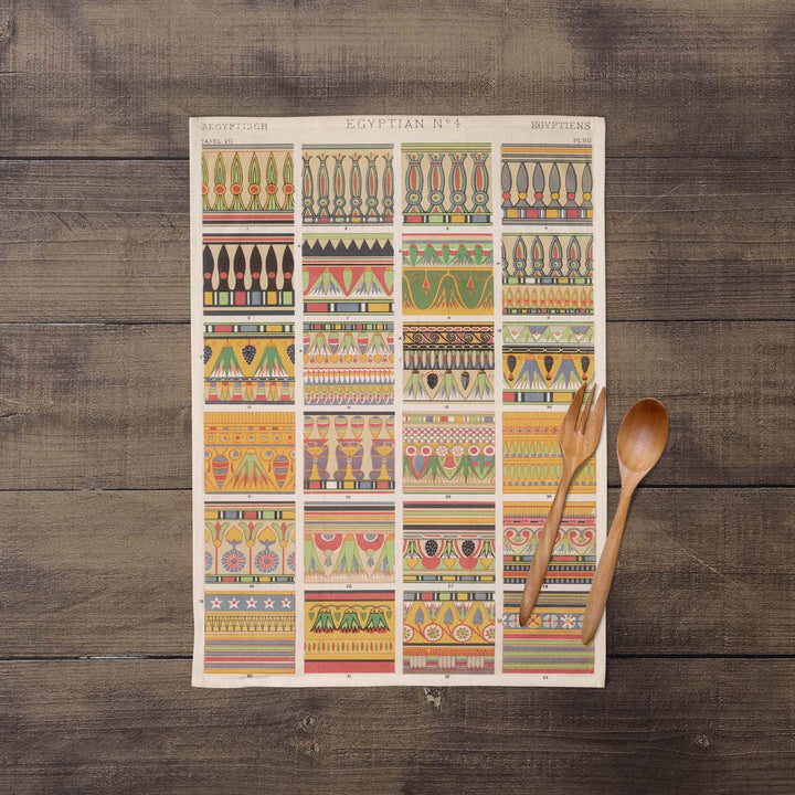 Egyptian 4 - Owen Jones Tea Towel