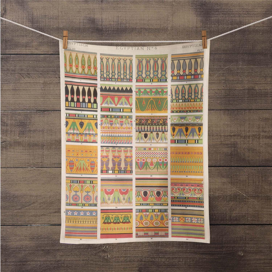 Egyptian 4 - Owen Jones Tea Towel