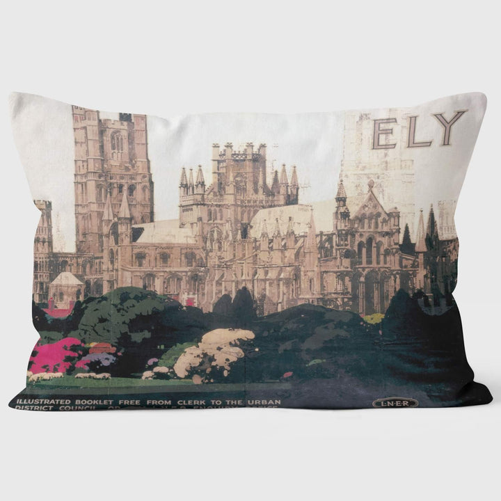 Ely lner 1932 - National Railway Museum Cushion - Handmade Cushions UK - WeLoveCushions