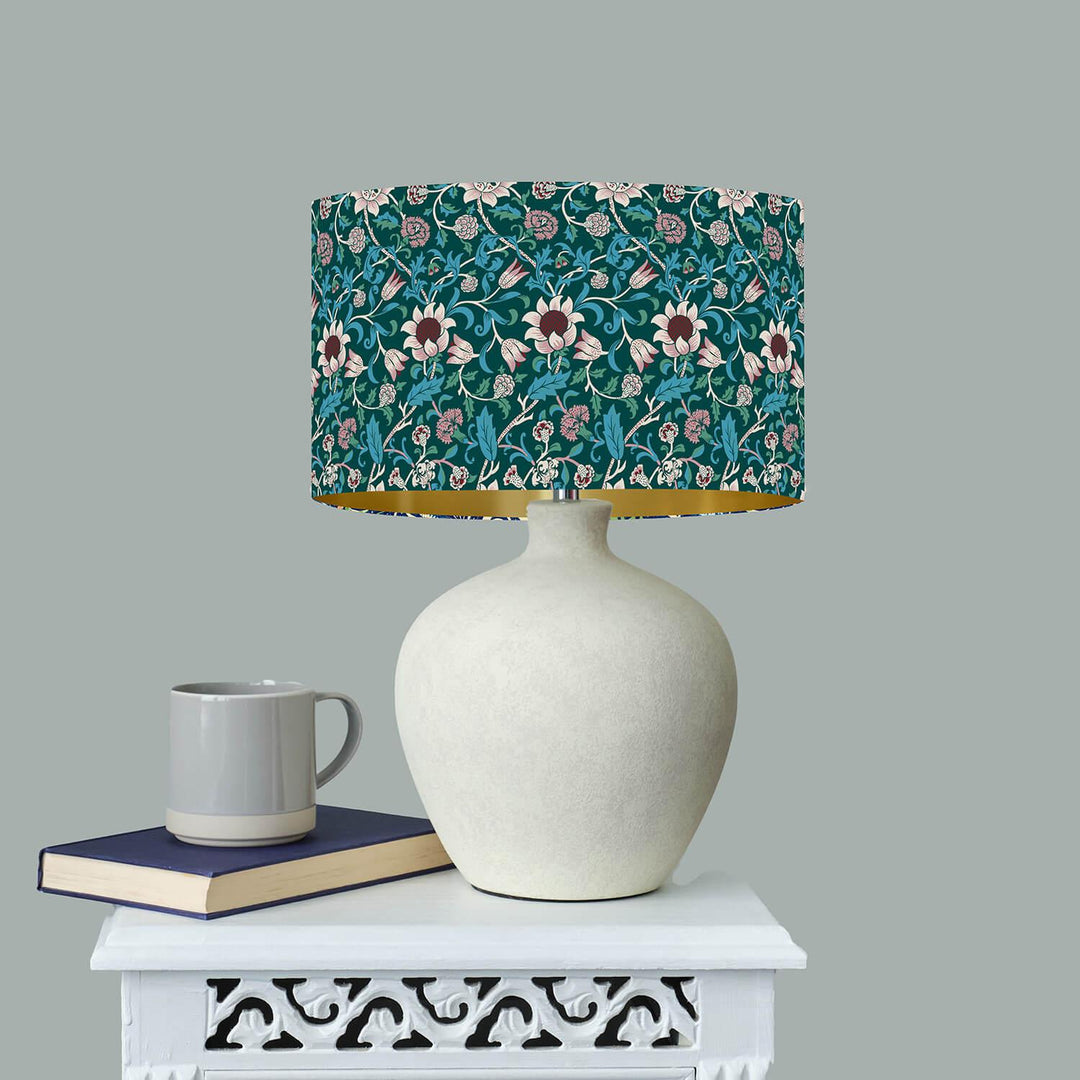 Evenlode - William Morris Print Textile Lampshade