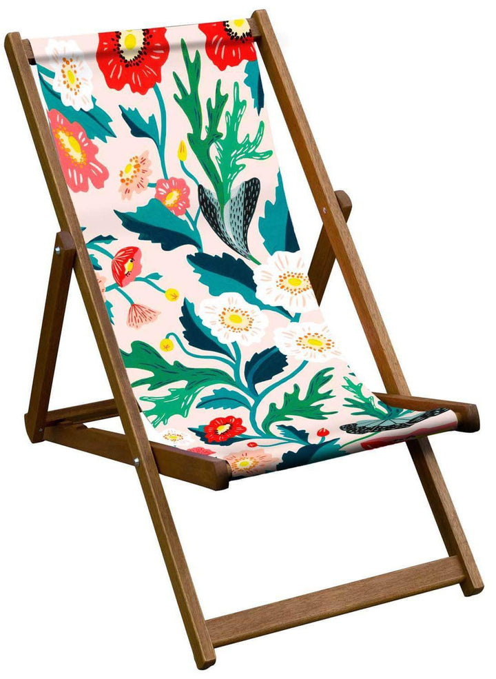 Exotic Floral Pink - House Of Turnowsky Deckchair