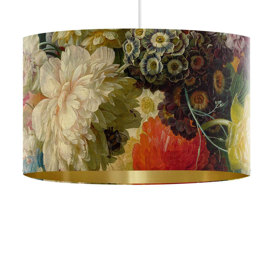 Flowers in a Vase detail Auricula - Van Brussell - National Gallery Lampshade