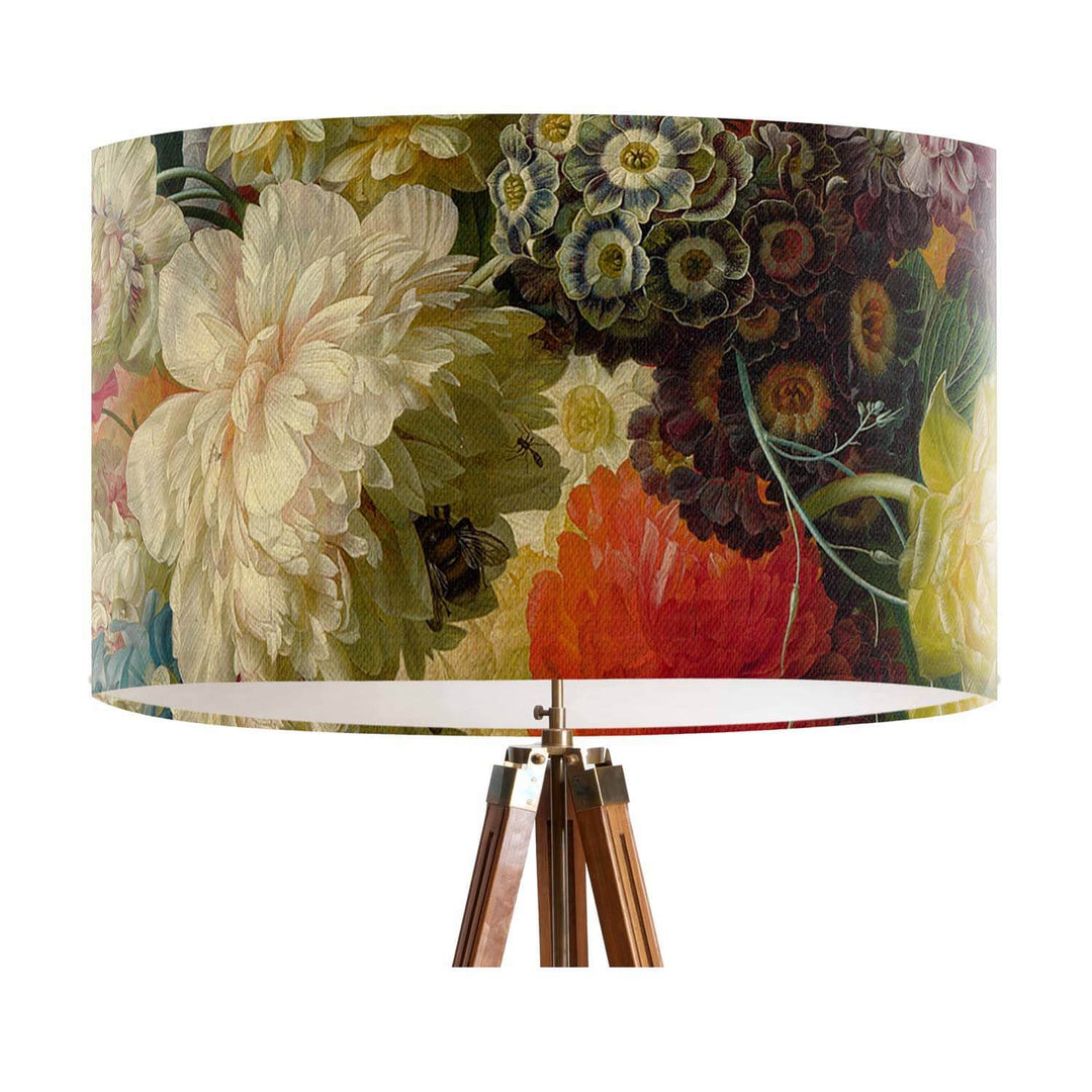 Flowers in a Vase detail Auricula - Van Brussell - National Gallery Lampshade