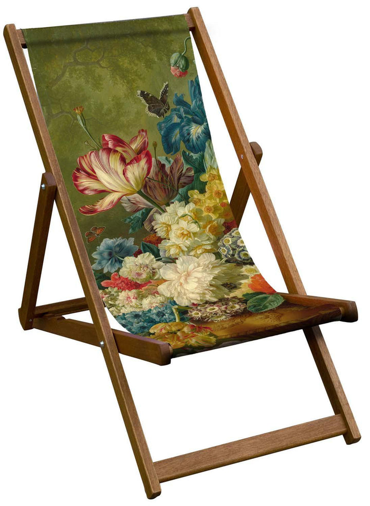 Flowers in A Vase - van Brussell - National Gallery Deckchair