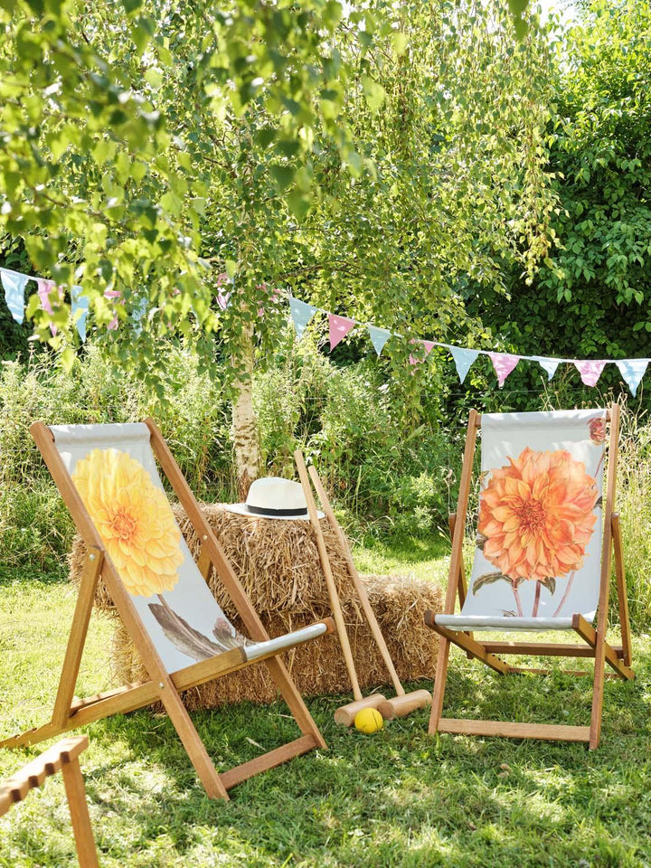 Golden Leader - Alfred Wise Botanical Art Print Deckchair