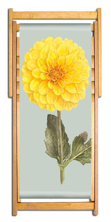 Golden Leader - Alfred Wise Botanical Art Print Deckchair