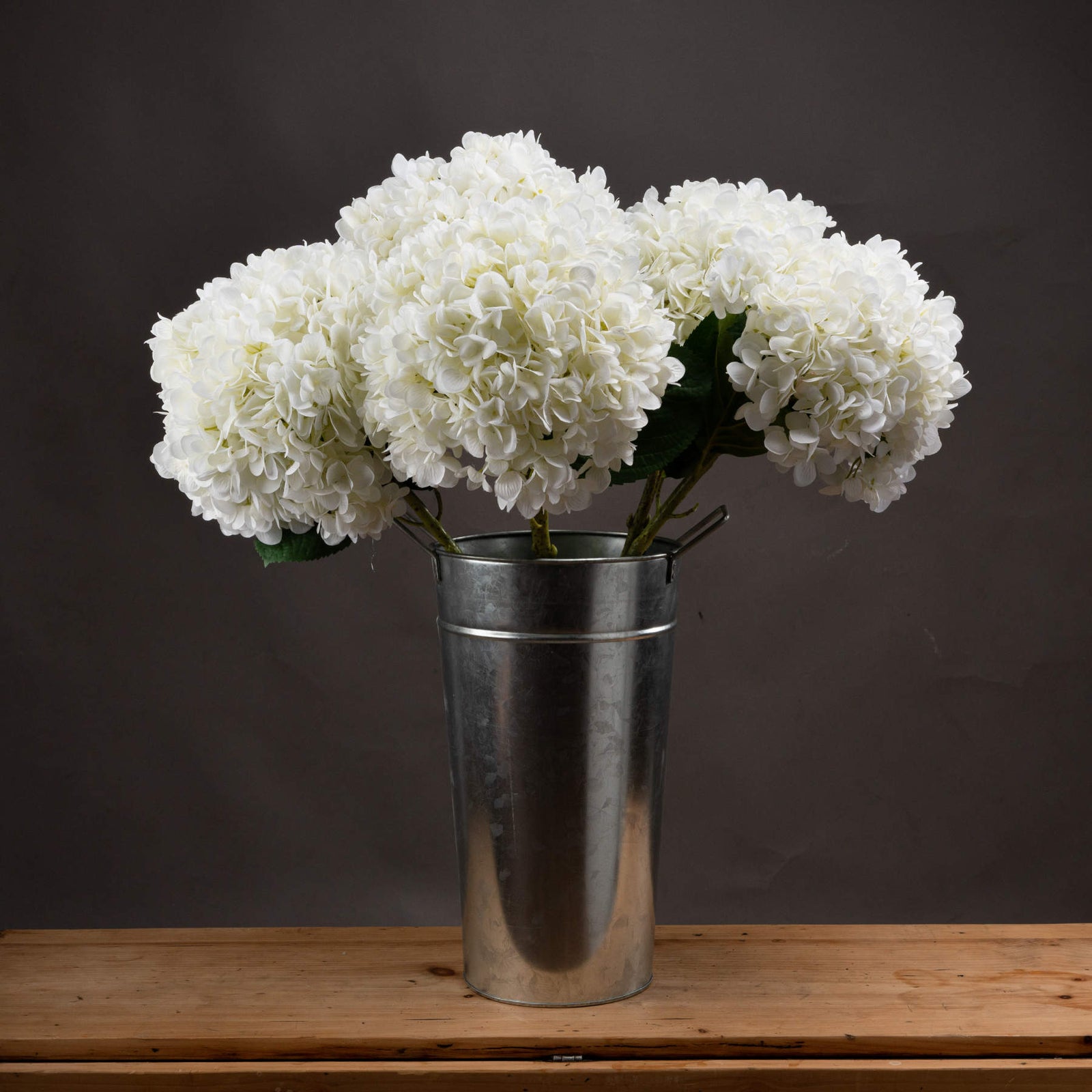 Hill Interiors Oversized White Hydrangea  Premium Home Decor Accent  stylish decorative home accessory