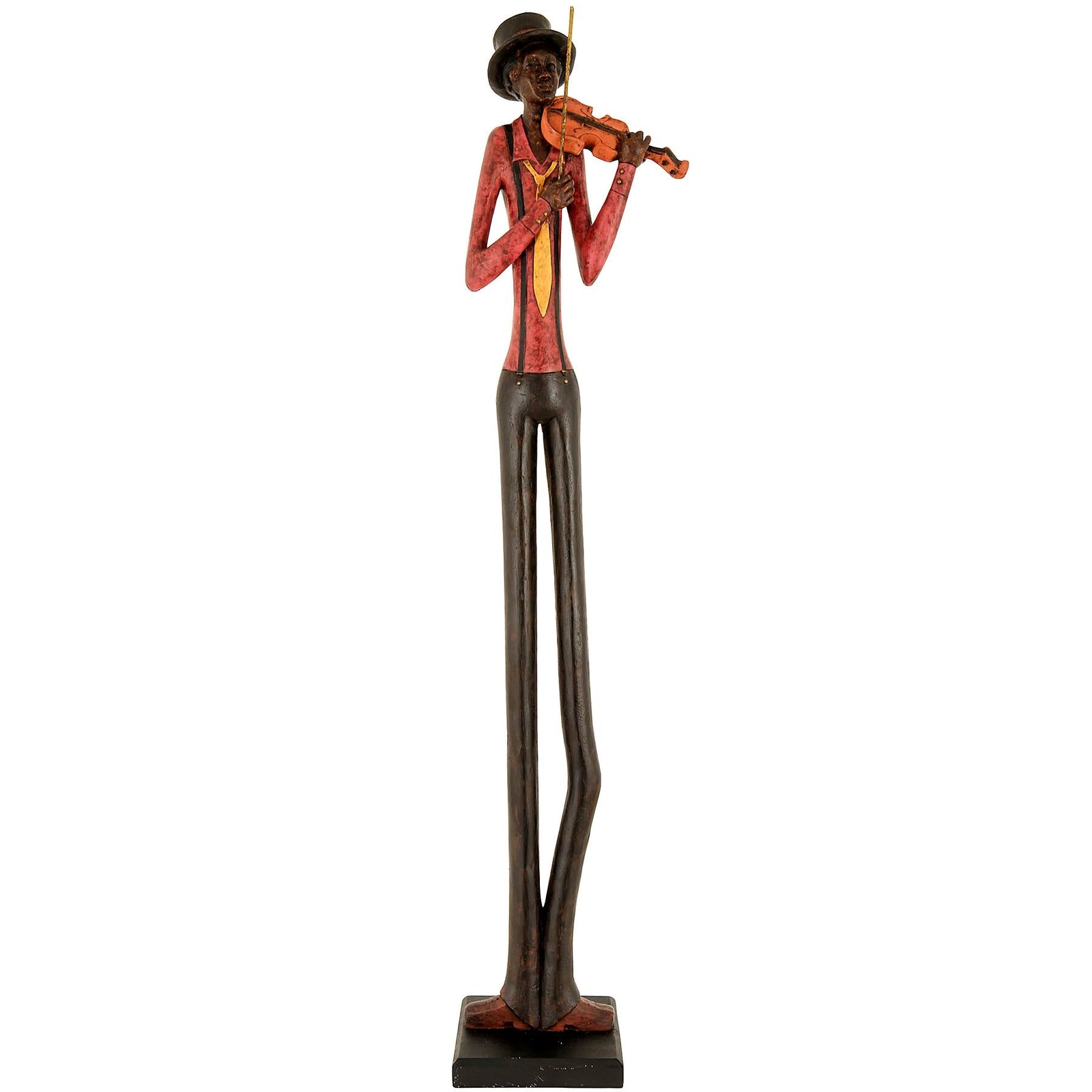 Hill Interiors Standing Jazz Band Violinist  Premium Home Decor Accent  stylish decorative home accessory