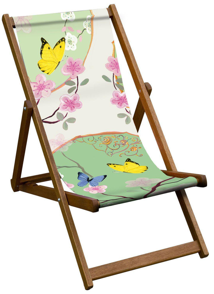 Butterfly Dreams ( White) - Garden Of Eden - House Of Turnowsky Deckchair