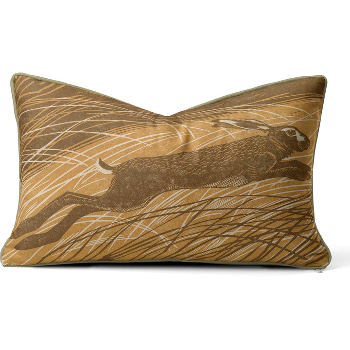 Lepus Leap - Hare - Robert Gillmor Cushion