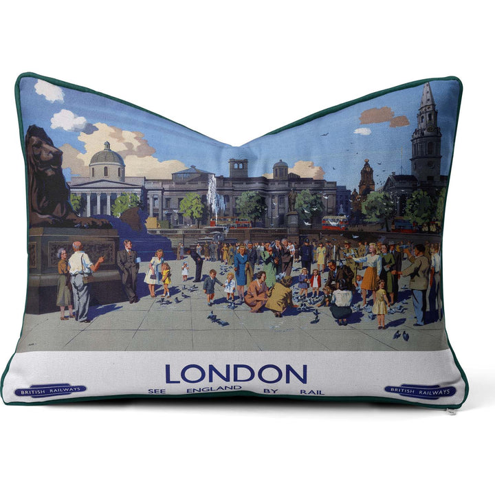 London BR 1950s - See England By Rail - National Railway Museum Cushion
