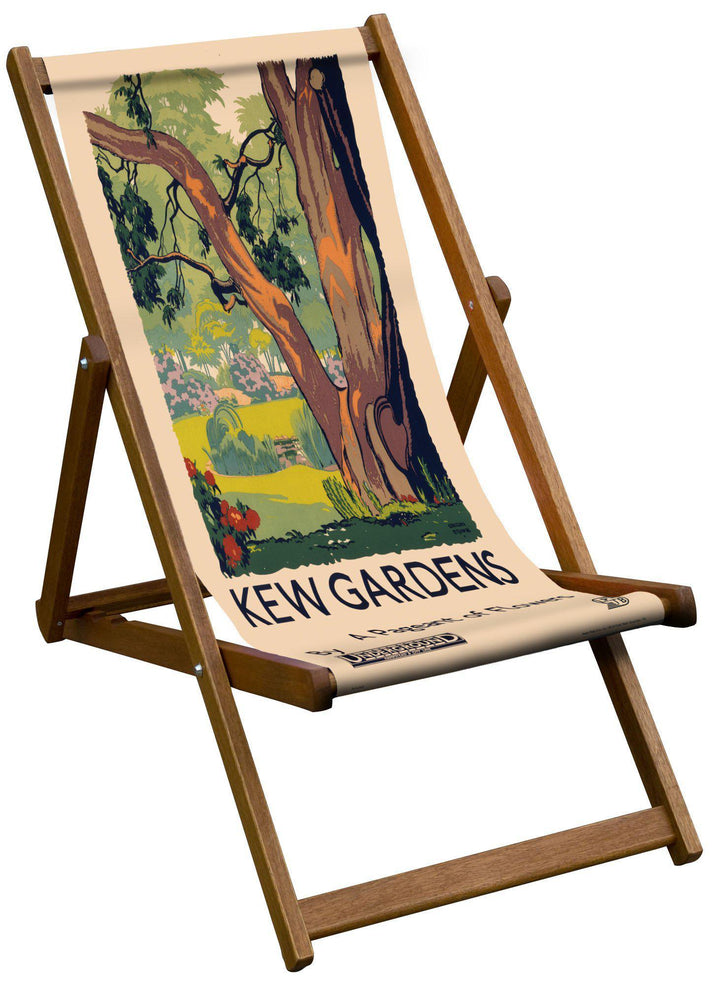 A Pageant of Flowers London Transport Hardwood Deckchair