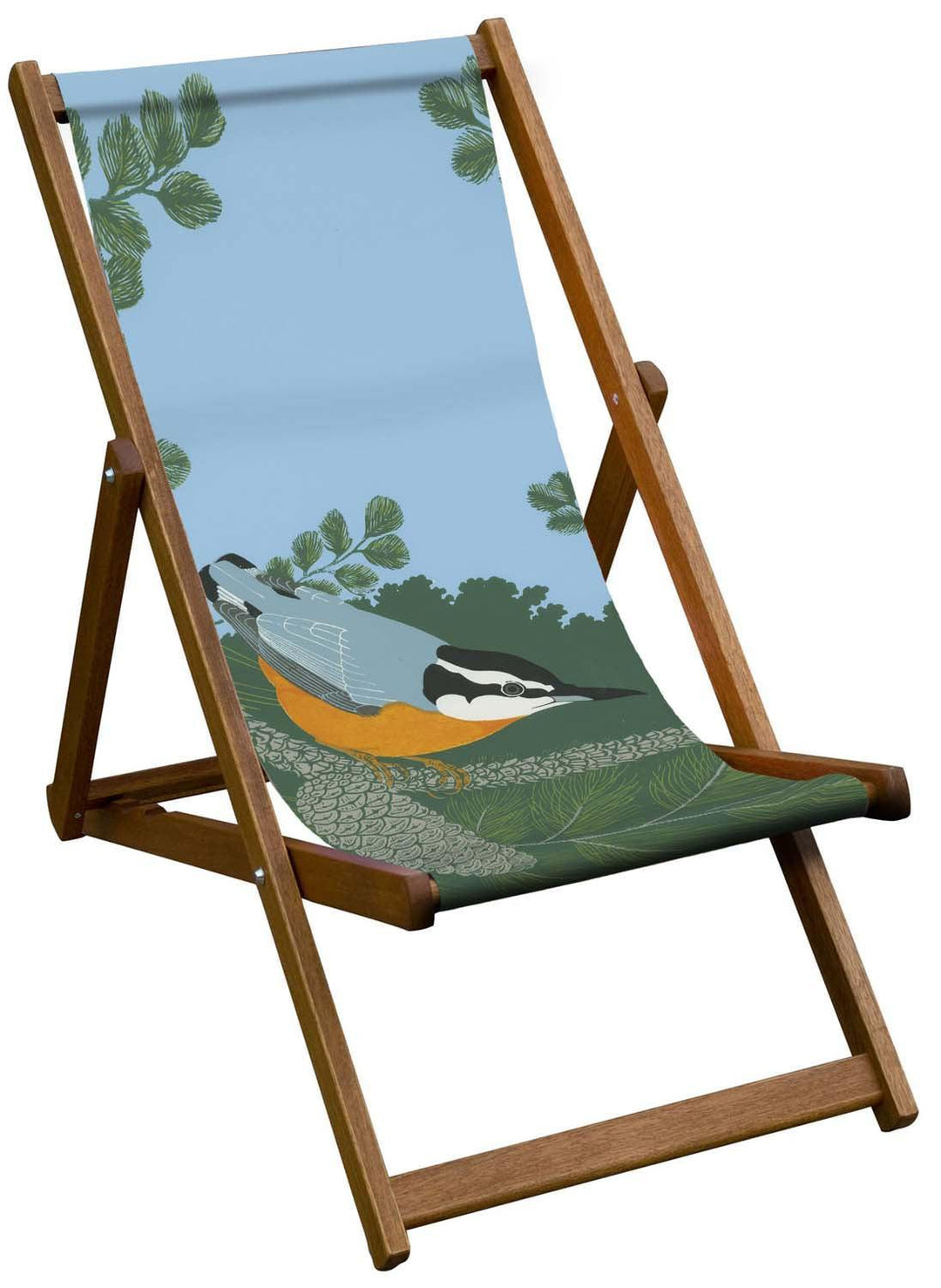Nuthatch - Robert Gillmor Deckchair