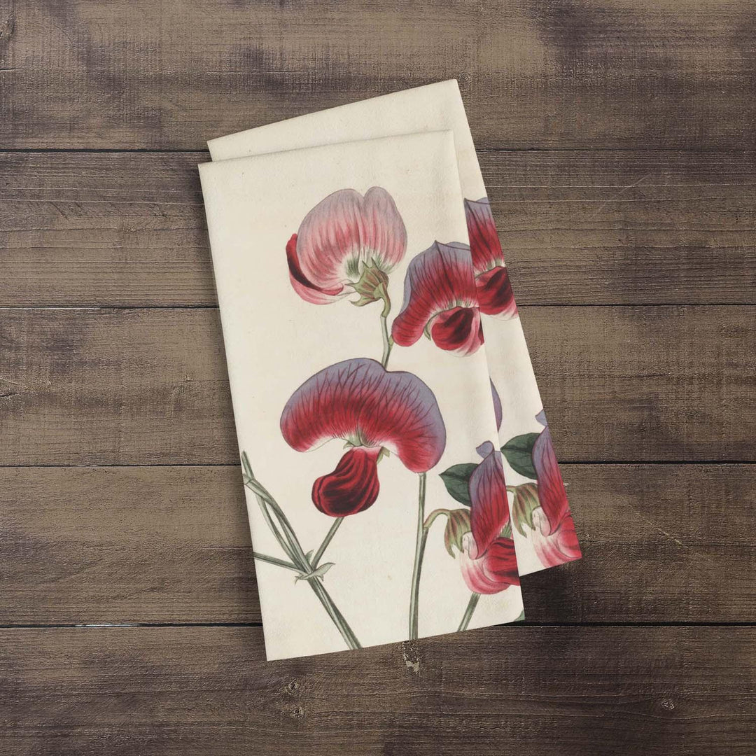 Perennial Sweetpea - Botanical Tea Towel