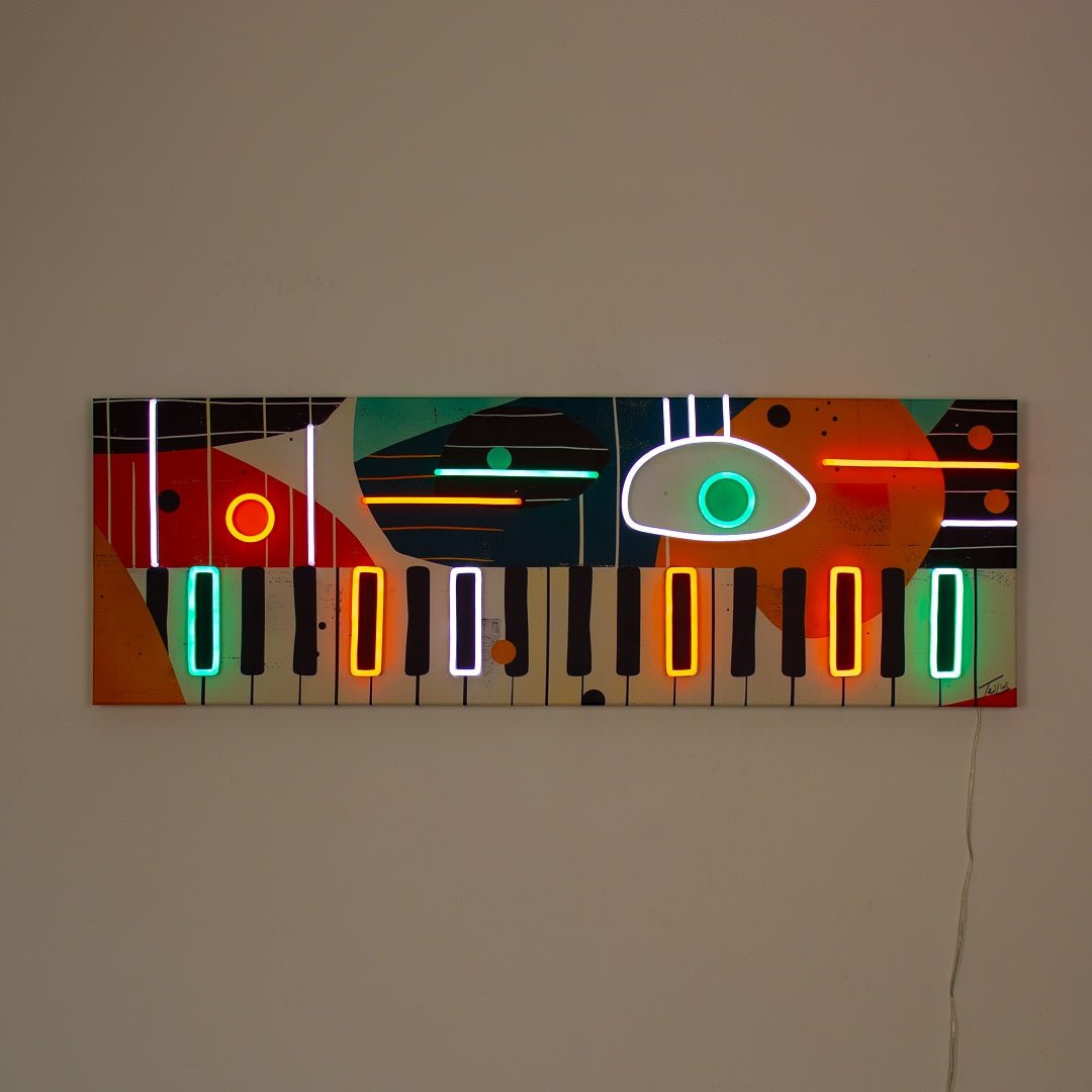 Piano   Wall Painting (LED Neon) product image shown in a home or gift setting