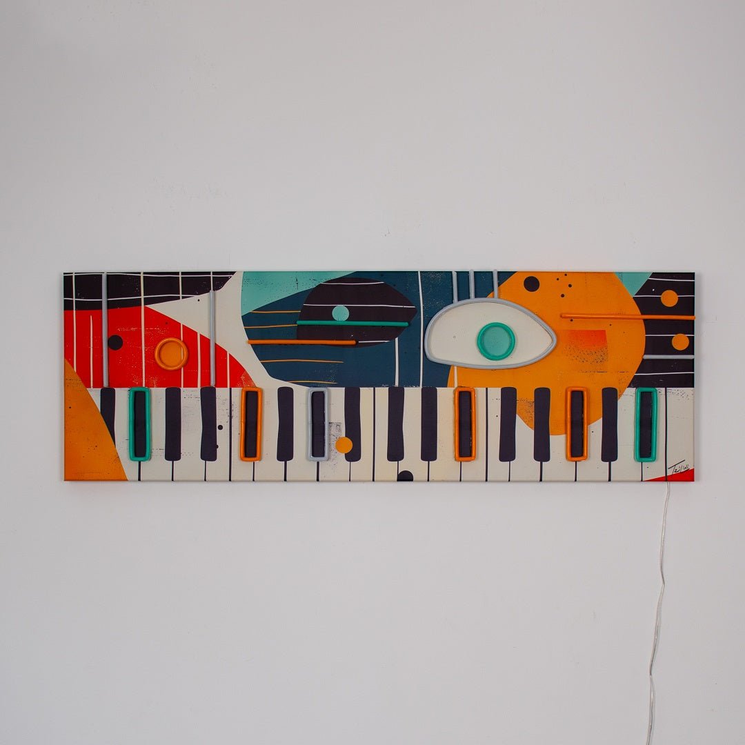 Piano   Wall Painting (LED Neon) product image shown in a home or gift setting