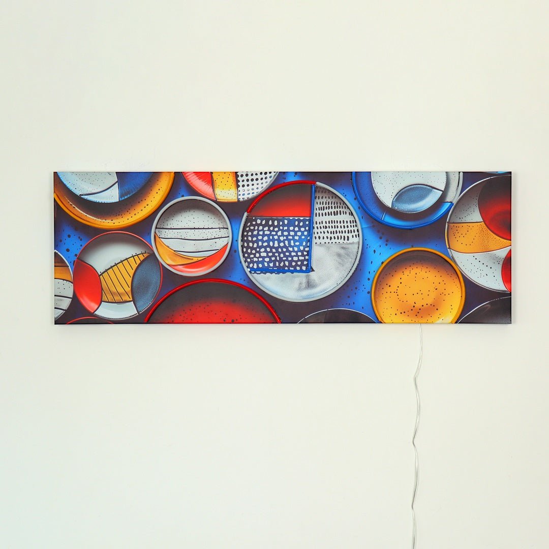 Plates   Wall Painting (LED Neon) product image shown in a home or gift setting