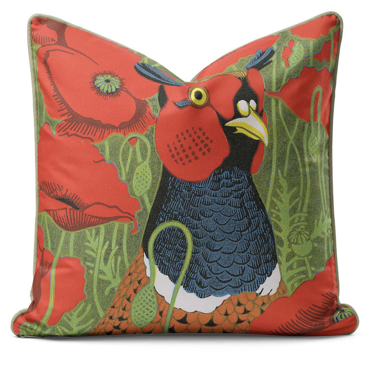 Poppycock - Robert Gillmor Outdoor Cushion