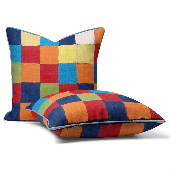 Qu 1 color chart (1930) - Paul Klee Cushion