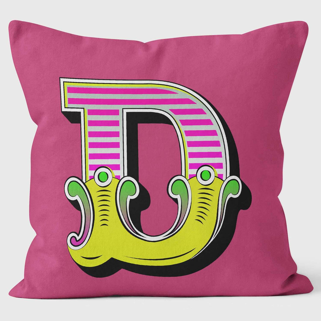 Showtime! - Font Alphabet Letter D