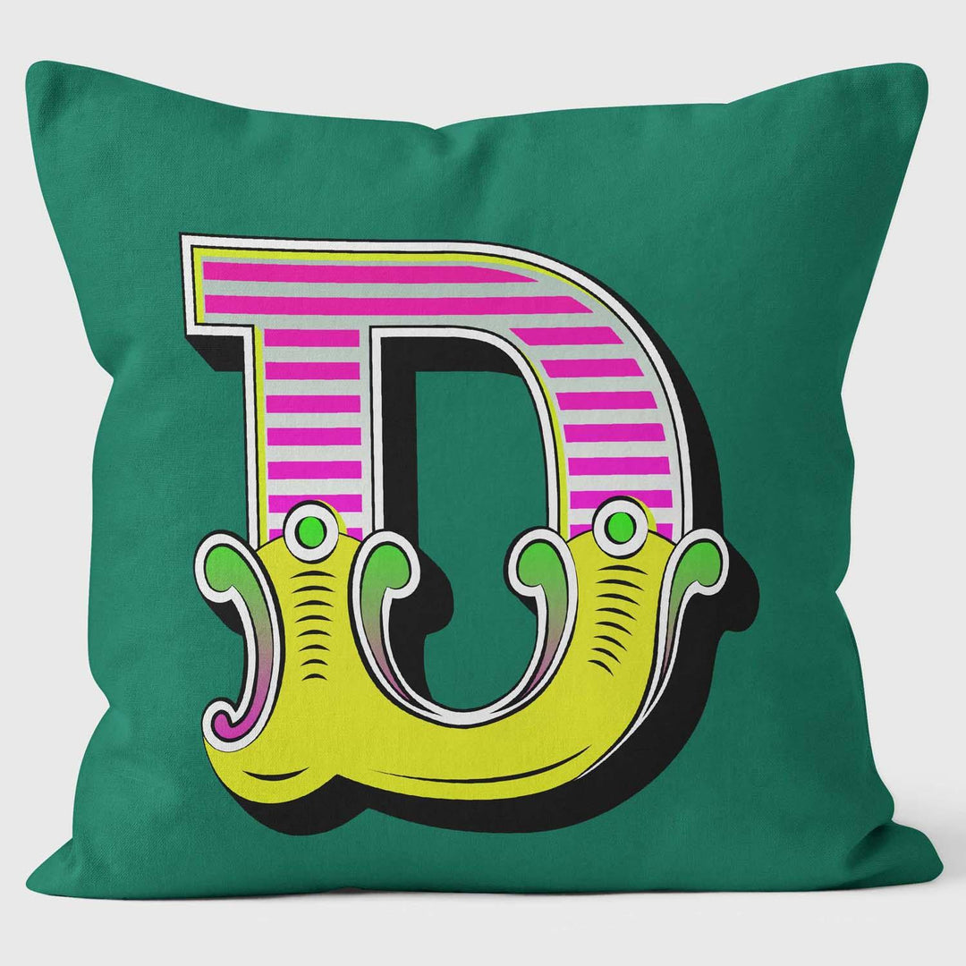 Showtime! - Font Alphabet Letter D