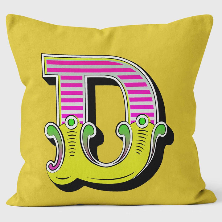 Showtime! - Font Alphabet Letter D