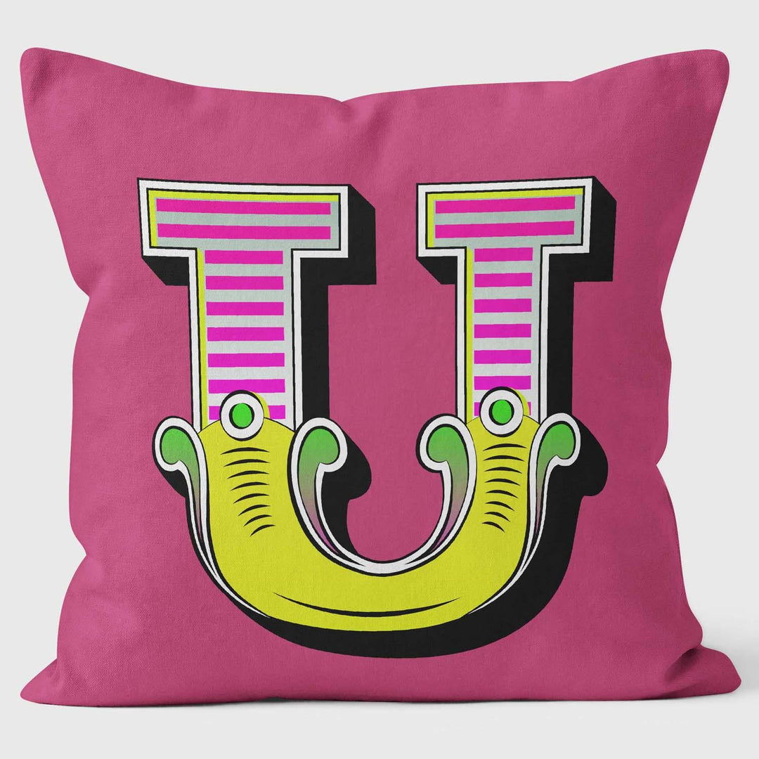 Showtime! - Font Alphabet Letter U