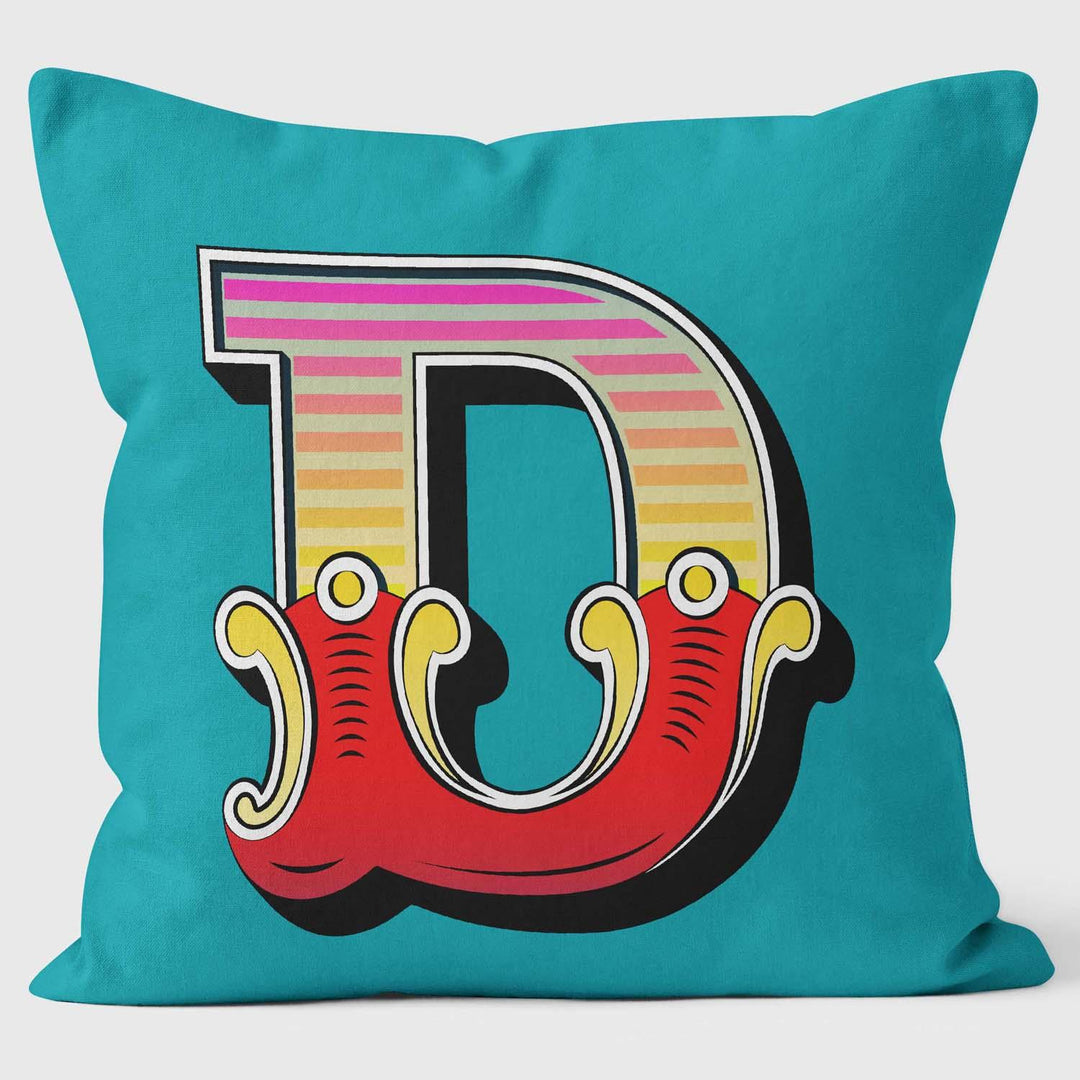 Showtime! - Font Alphabet Letter D