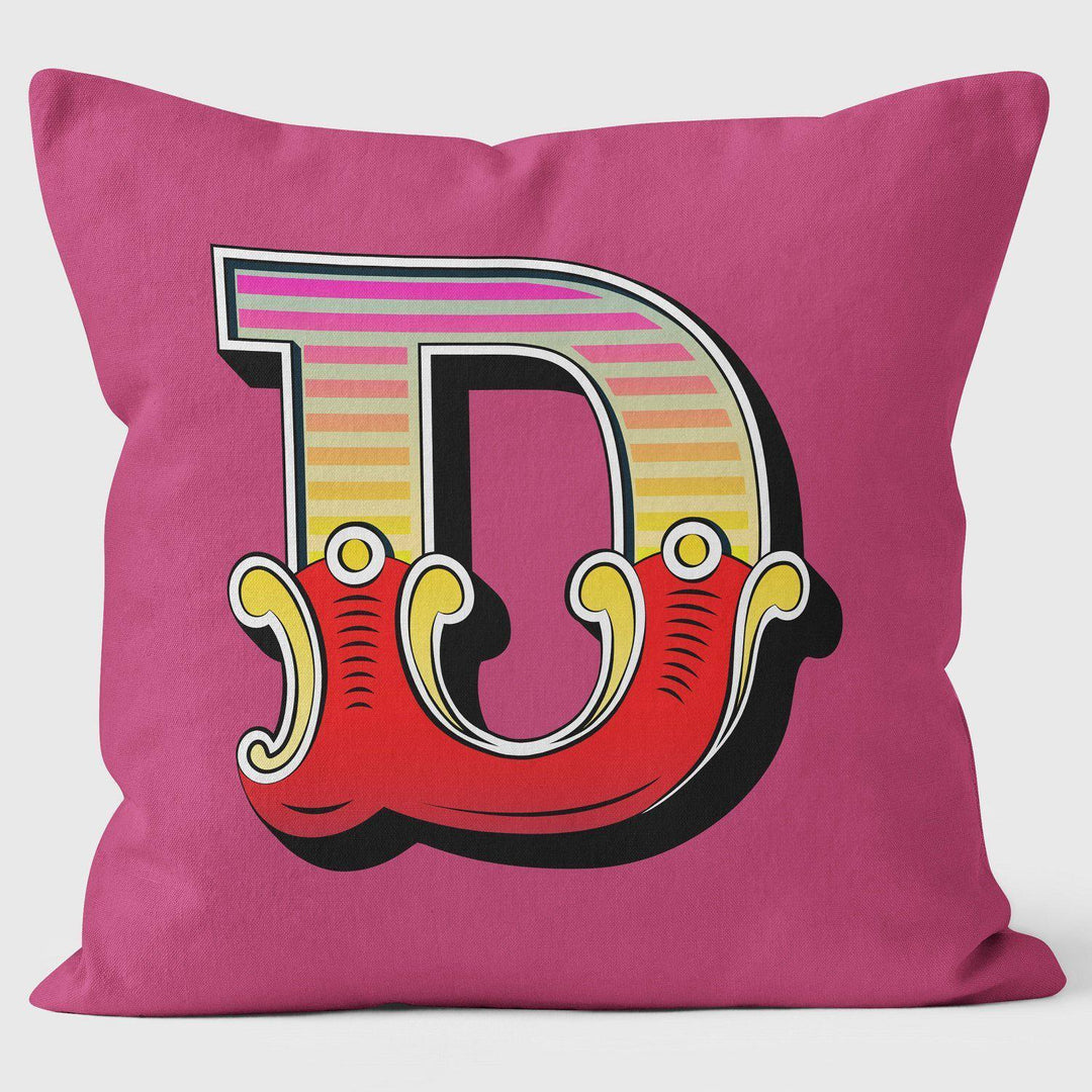 Showtime! - Font Alphabet Letter D