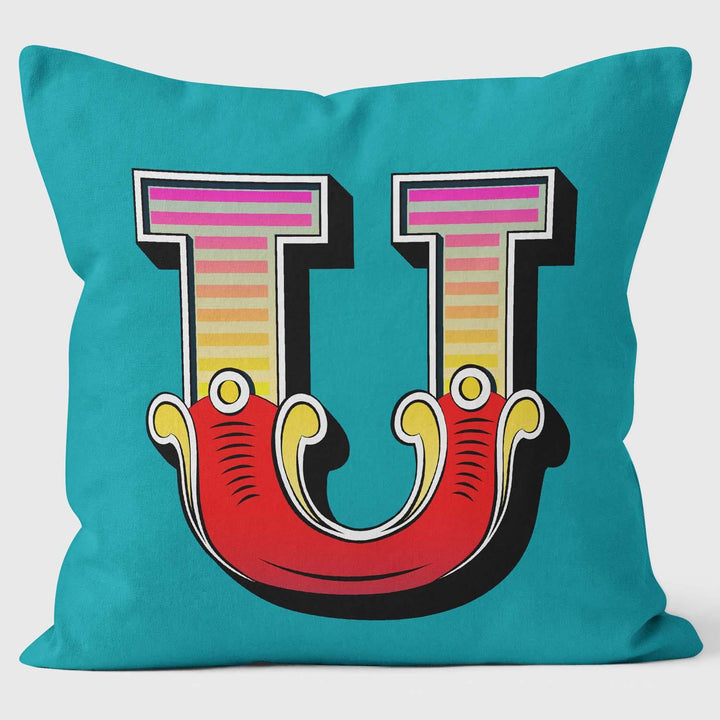 Showtime! - Font Alphabet Letter U