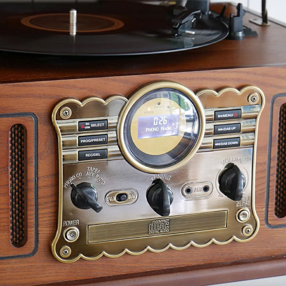 Steepletone Westminster music centre control panel detail