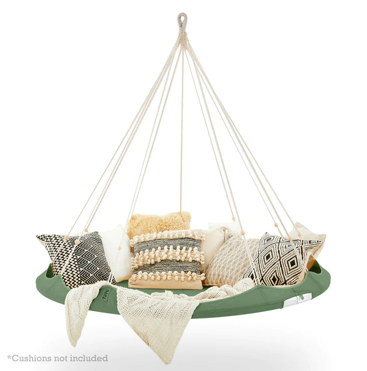 Teepee Hanging Day Bed Classic Large by TiiPii in   olive