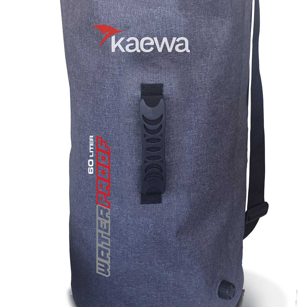 60 Litre Waterproof Weather Resistant Grey Backpack Holdall Kaewa-42 Close Up Detail by Konus