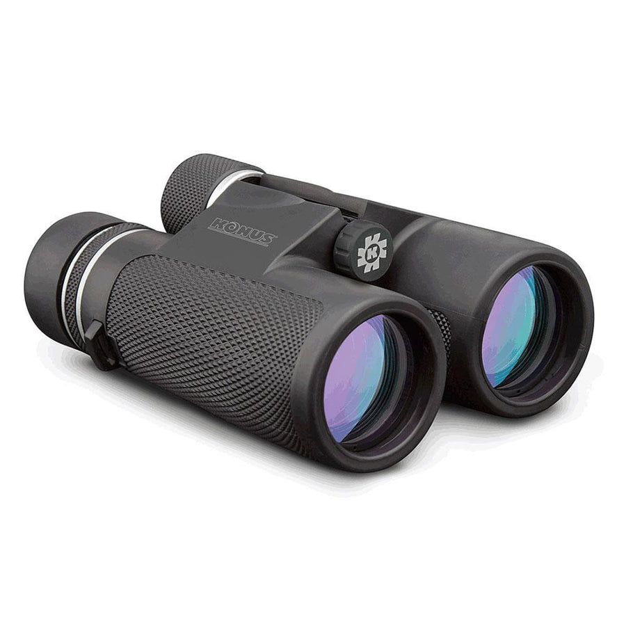 Binoculars 8 x 42 Black Roof Prism Woodland by Konus
