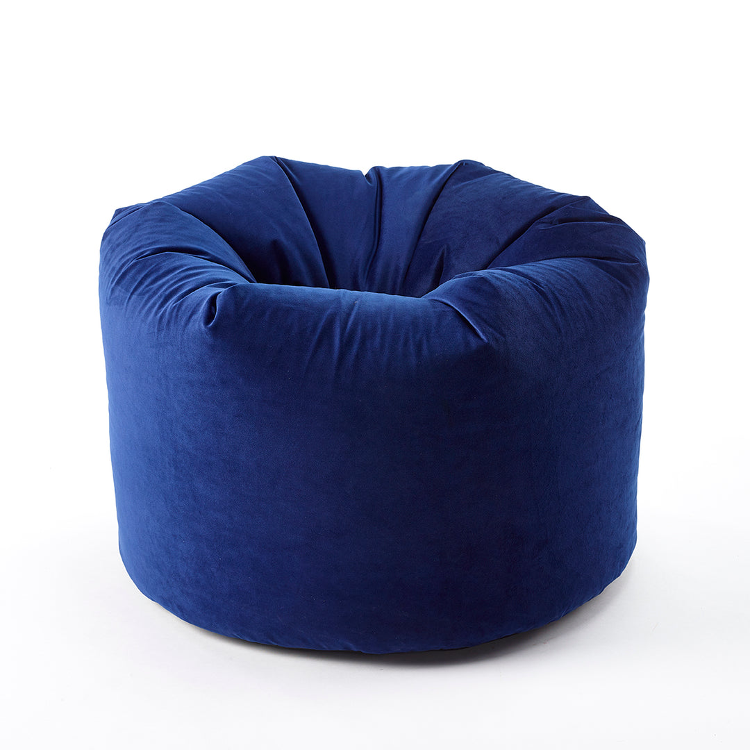 Bean Bag Velvet Chair in Royal Blue by Katrina Hampton
