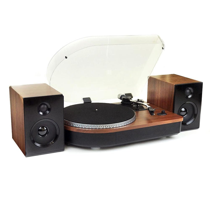 Camden 2 Vinyl Record Player Music System With Speakers by Steepletone