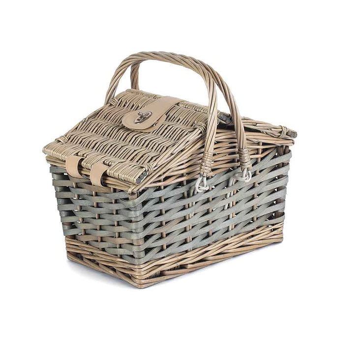 Double Lidded Picnic Basket Hamper 122 by Willow