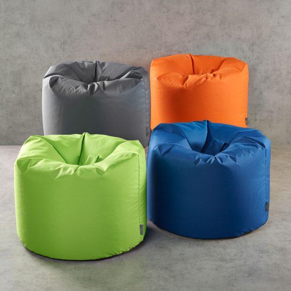 Beanbag Chair Indoors Outdoors Group of Four Colours by Katrina Hampton