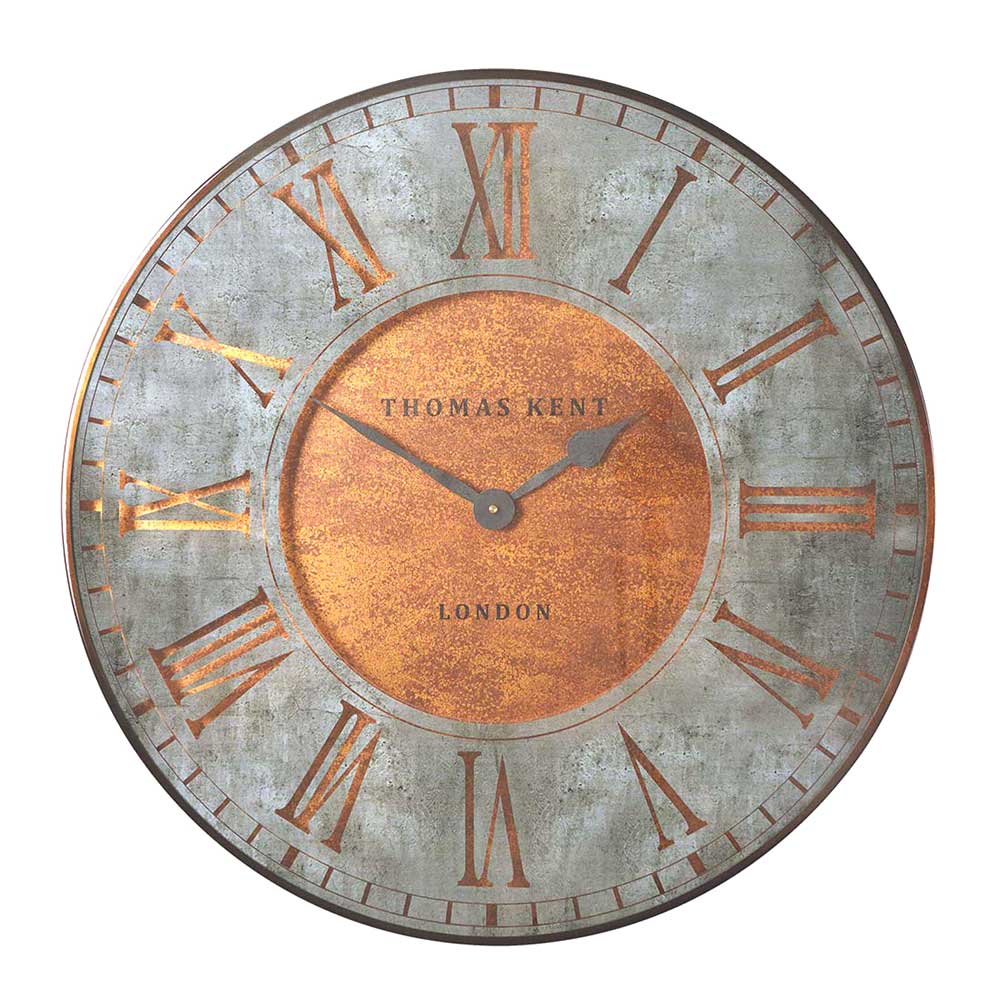 Thomas Kent Wall Clock 21" Round Gold Florentine Star