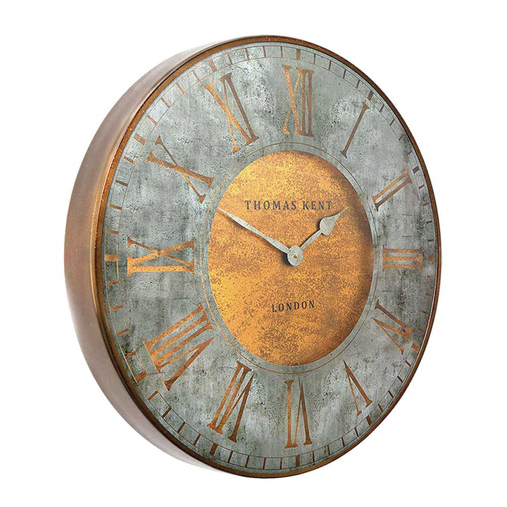 Thomas Kent Wall Clock 21" Round Gold Florentine Star