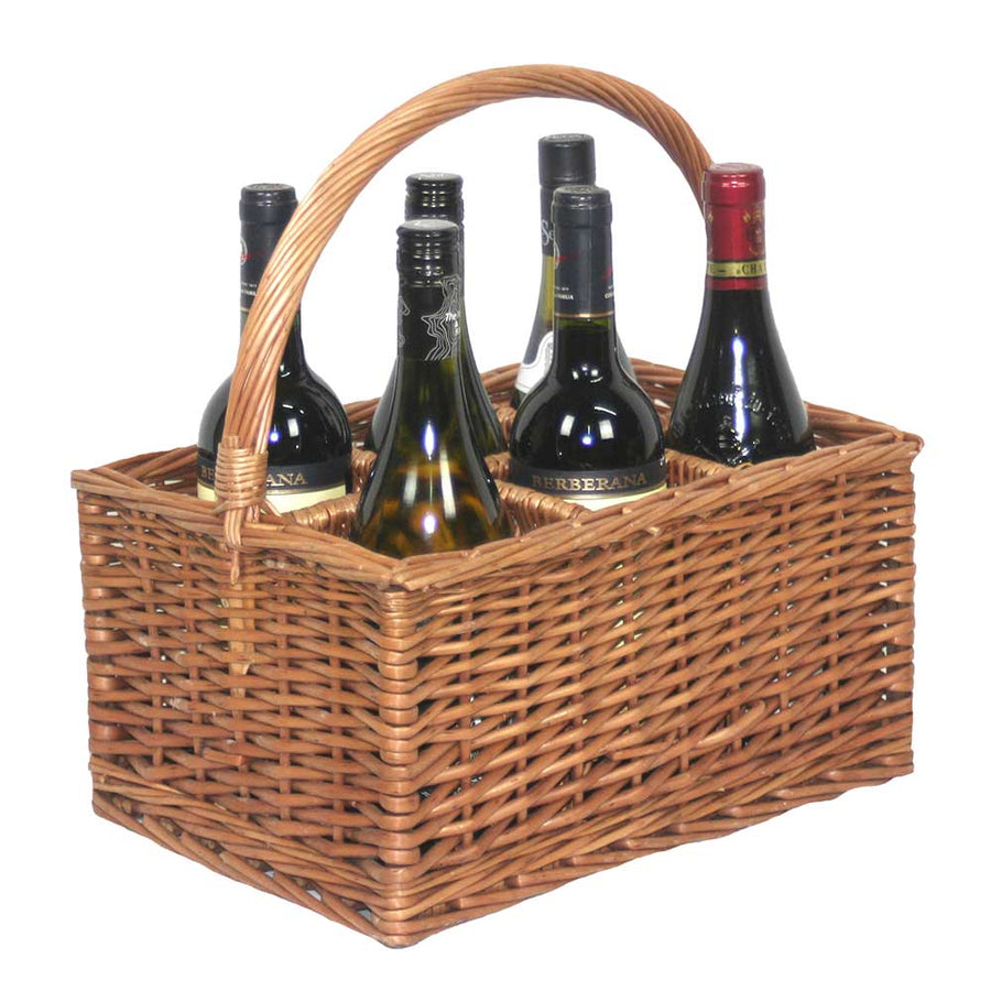 Wine Bottle Carry Basket by Willow