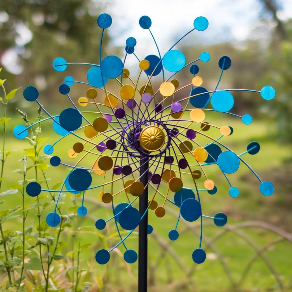 Wind Spinner Garden Ornament Multi Colour Eclipse by Windward