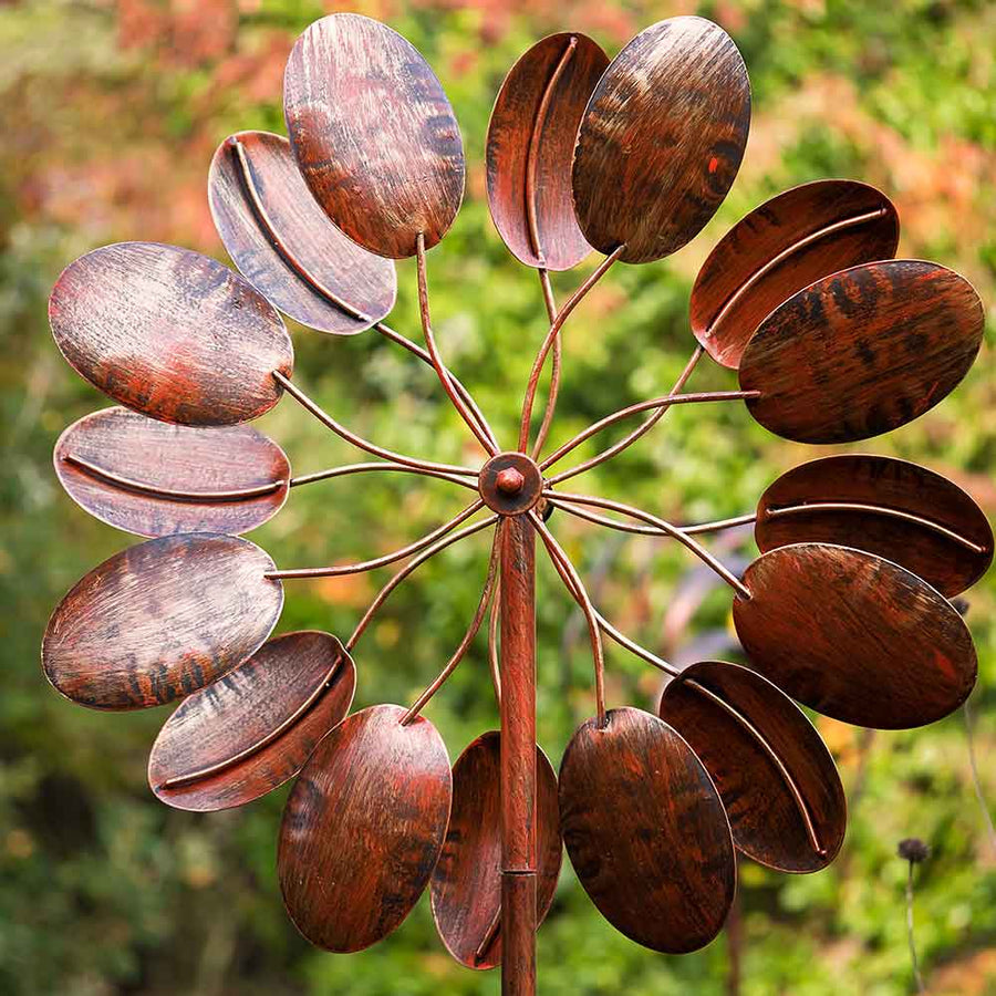 Wind Spinner Garden Ornament Wisley Burnished Gold by Windward