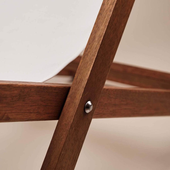 Hardwood Folding Deckchair -Blossom and Budgies- by Artworld Deckchairs 