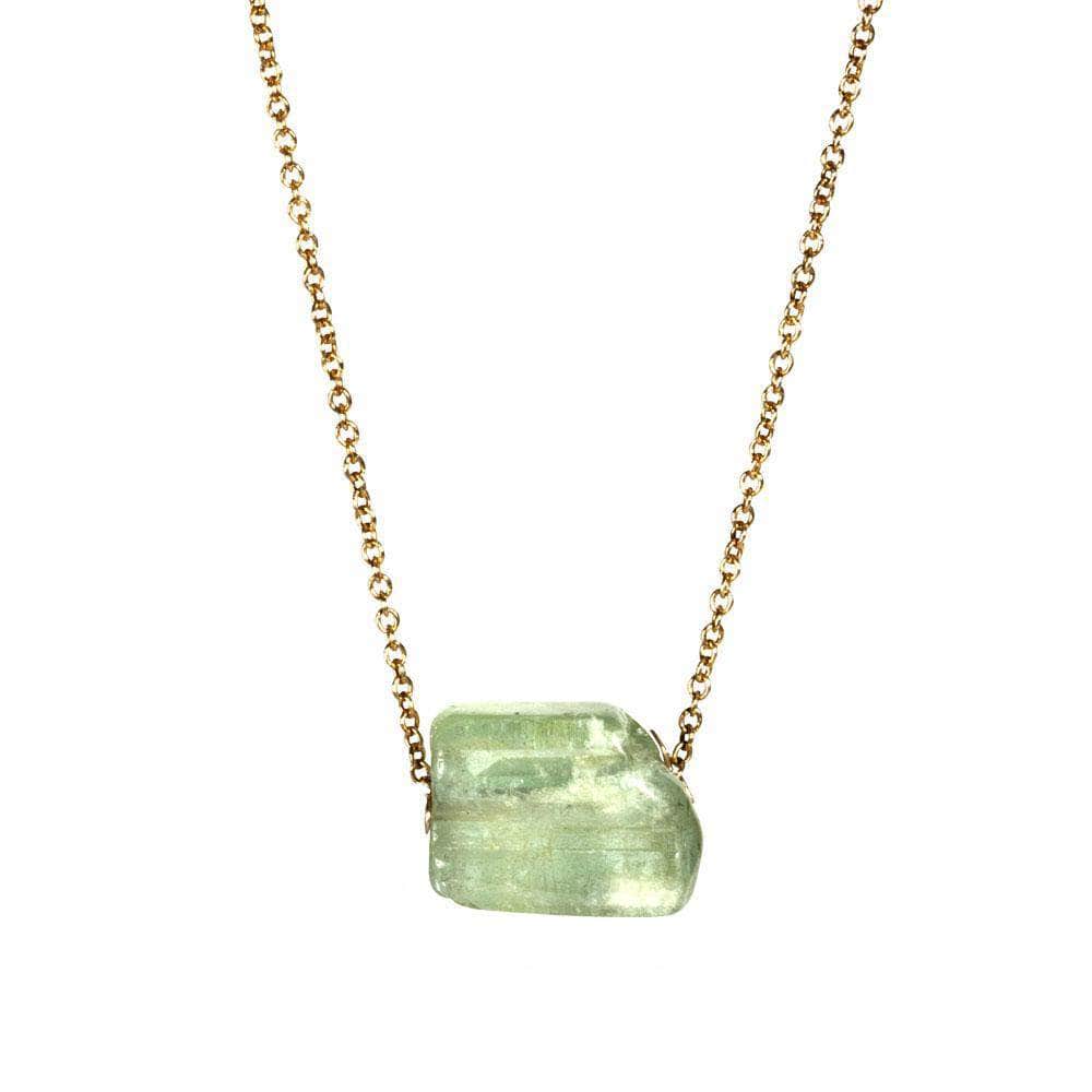 CAMILLA WEST JEWELLERY 'Reflected Sunlight' Aquamarine Gold Fill Necklace