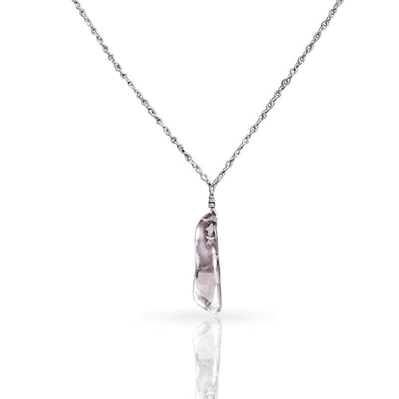CAMILLA WEST JEWELLERY Pink Amethyst Sterling Silver Necklace