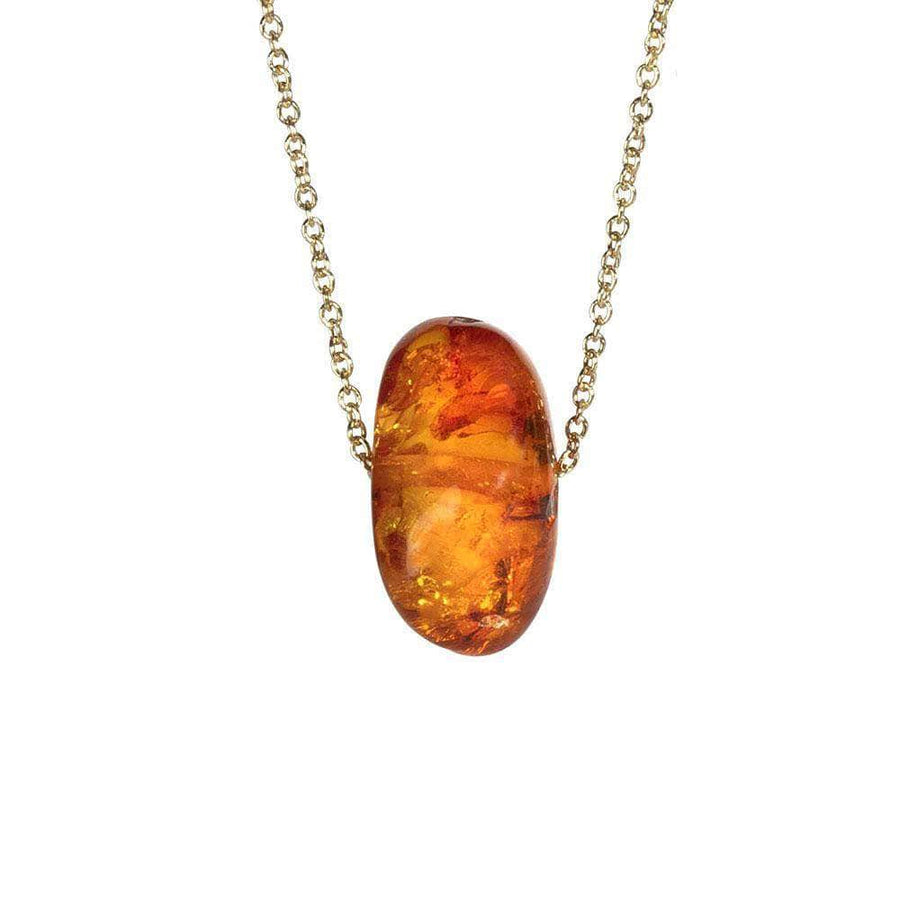 CAMILLA WEST JEWELLERY Amber Gemstone Gold Filled Necklace
