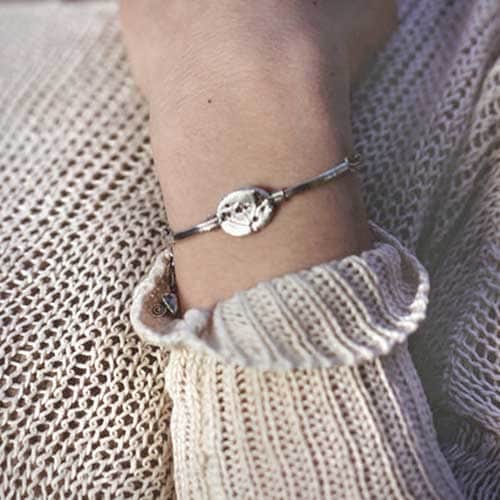 CAMILLA WEST JEWELLERY Stone Parsley Silver Bracelet